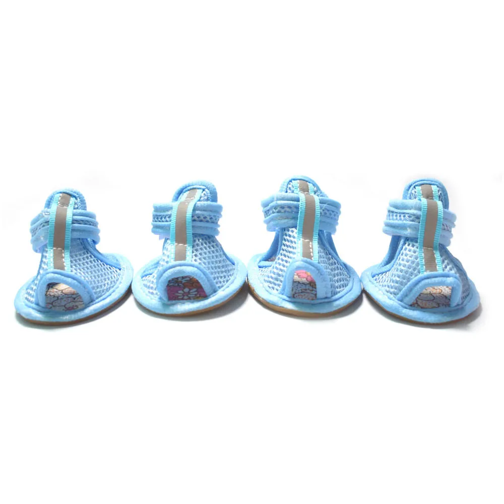 Лидер продаж 4 шт./лот Повседневная нескользящая обувь для маленьких собак милая