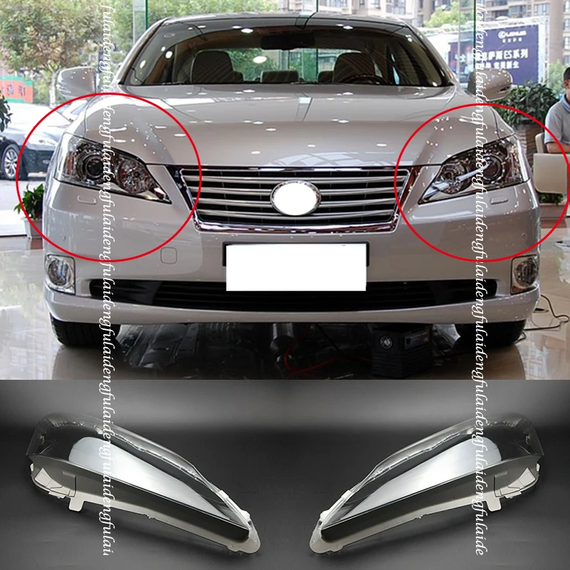 1 шт. для Lexus ES240 ES350 2009-2011 Автомобильные фары прозрачные линзы авто чехол маски