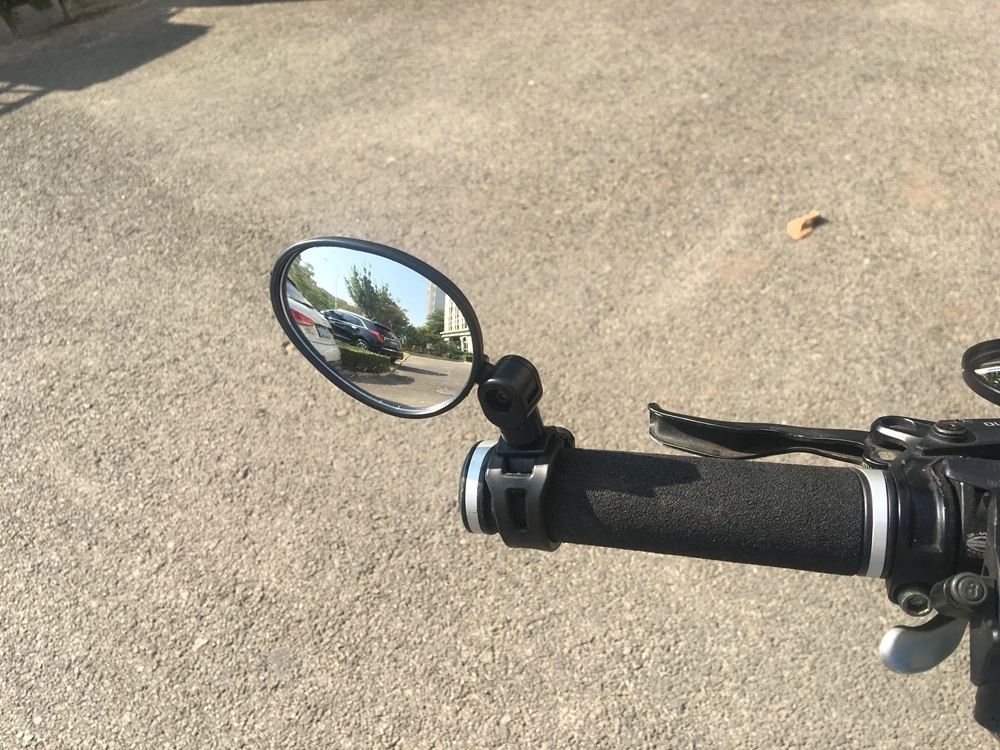 MTB велосипед Силиконовая ручка зеркало заднего вида велосипедные зеркала для