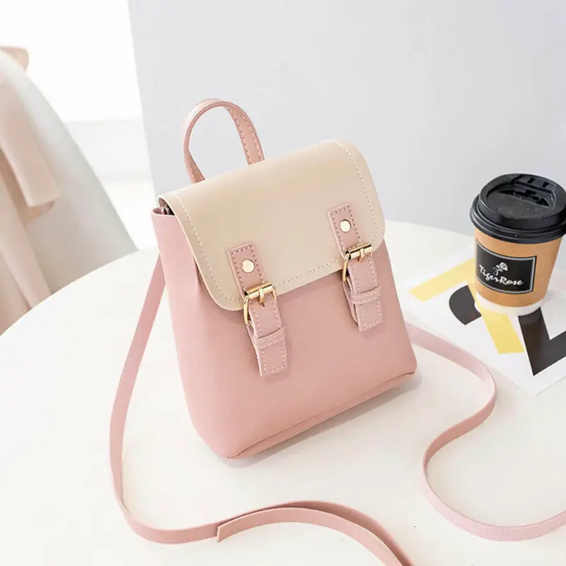 Женский мини-рюкзак милая школьная сумка для девочек Повседневная портативная