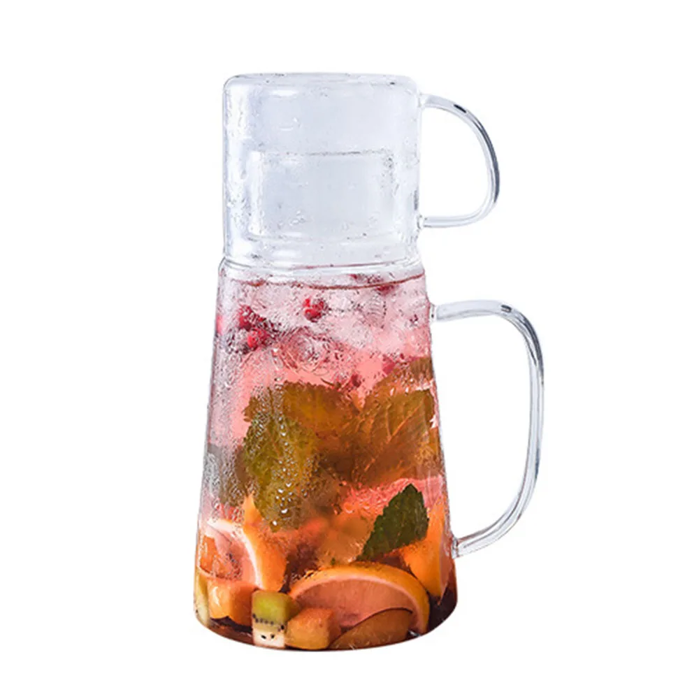 Стеклянный кувшин для воды HPDEAR с чашкой высокая термостойкость - Цена: 3 102,93 руб.