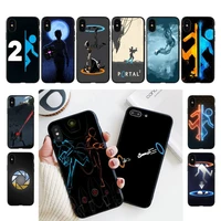 yndfcnb new portal 2 phone case for iphone 11 8 7 6 6s plus x xs max 5 5s se 2020 11 12pro max iphone xr case