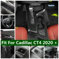 window switch steering wheel air ac vent anti kick panel central control cover trim abs fit for cadillac ct4 2020 2022