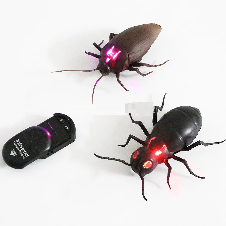Trick Electric Cockroach Pet RC Simulation Spider Robotic Remote Control Ant Toy Halloween Xmas Mini Gift for Adult Prank Insect | Игрушки и