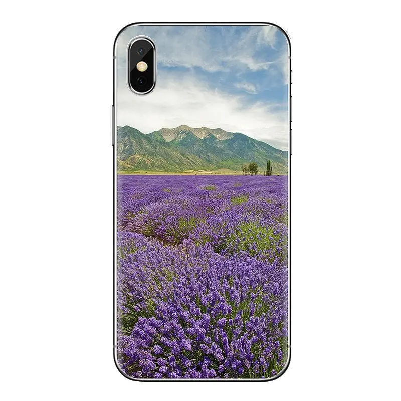 Фиолетовый Valley прекрасно подходят для samsung Galaxy S2 S3 S4 S5 мини S6 S7 край S8 S9 Plus Note 2 3 4 5 8