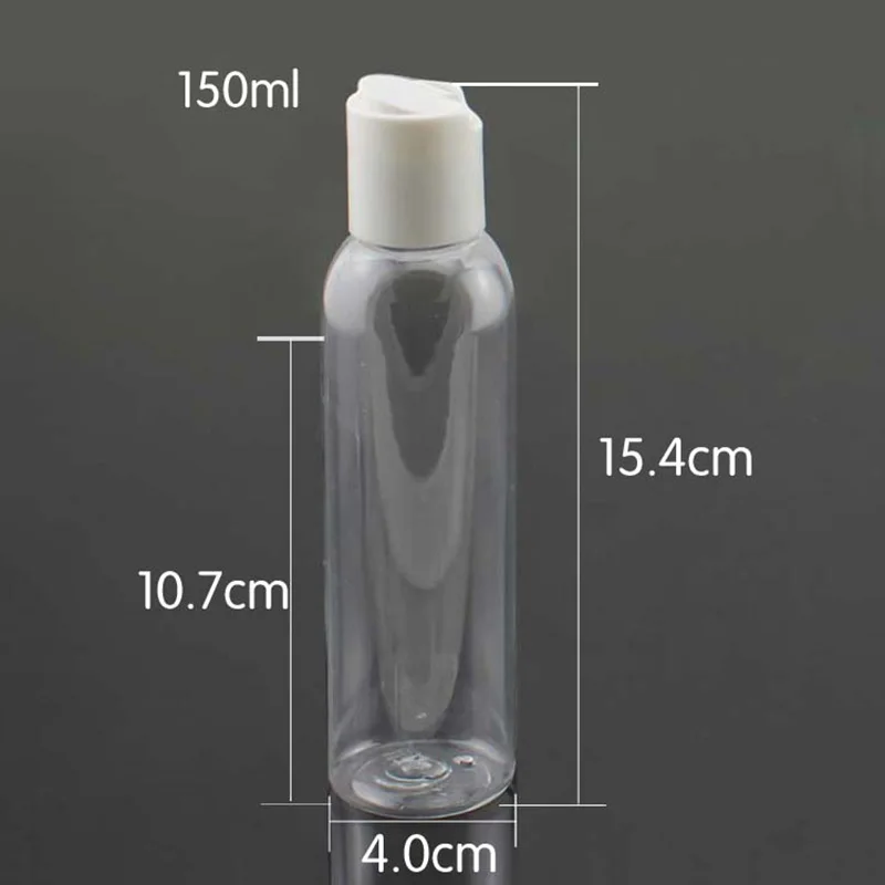 150 мл пластиковая бутылка для воды Пустой женский контур лица Косметические