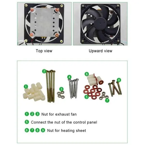 

DIY Mini Egg Poultry Incubator Controller Set Spare Parts for Hatching