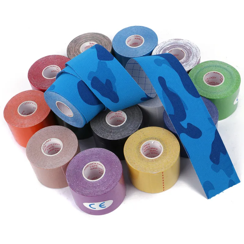 

2020 Elastic Cotton Roll Adhesive Tape 5cm*5m Sports Muscle Tape Bandage Care Kinesiology First Aid Tape Muscle Injury Support