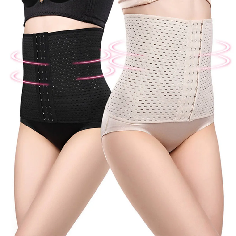 

Women Waist Trainer Belt Abdominal Trimmer Shaper Binder Corset Slimming Underwear Belt Fat Burning Body Shaper Belly Bandage