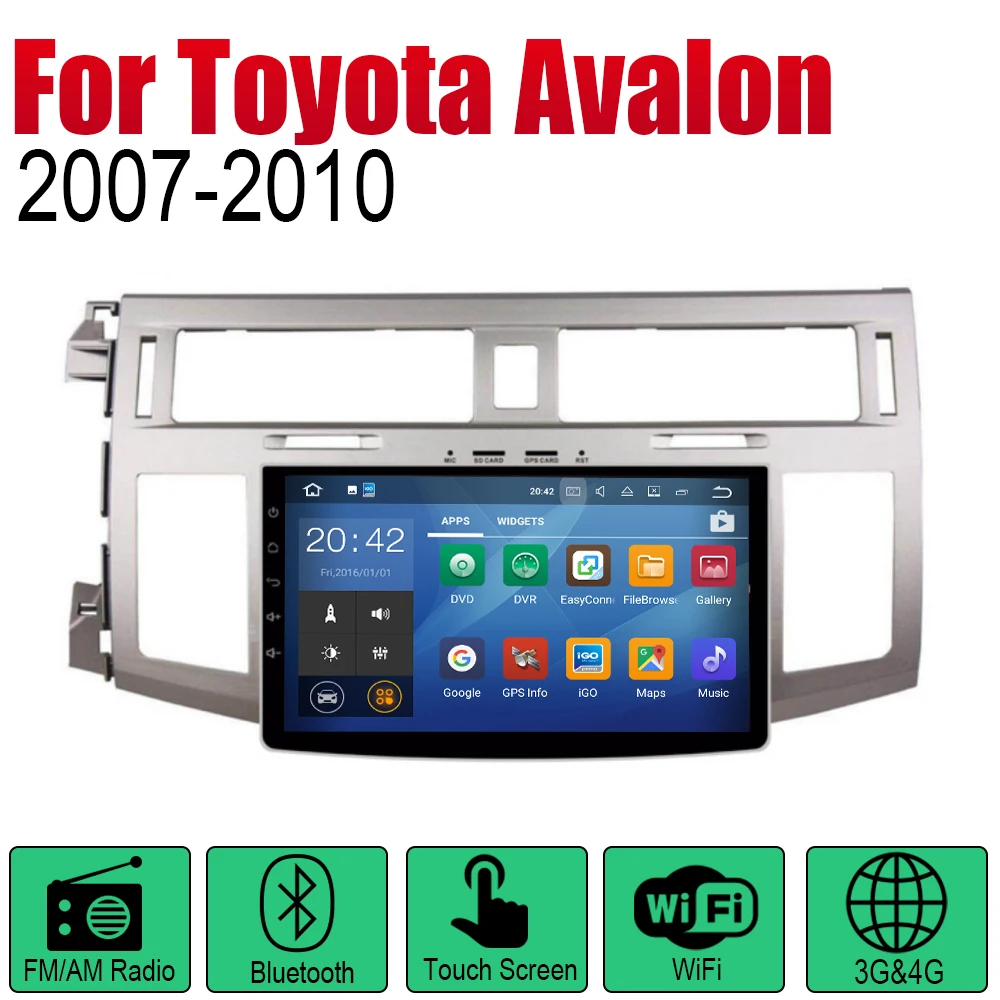 Автомобильный GPS-навигатор ZaiXi Android для Toyota Avalon 2007 ~ 2010 проигрыватель с навигацией