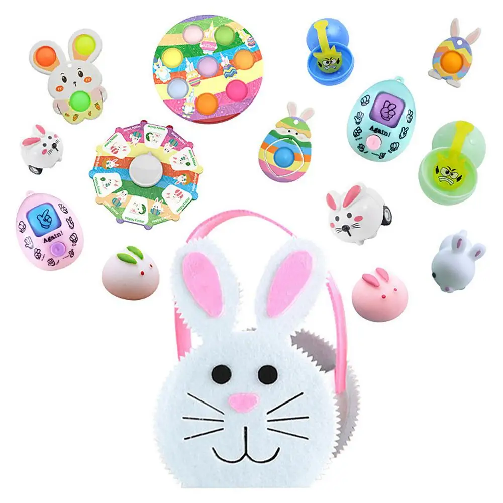 

Декомпрессионная игрушка, мягкие сжимаемые игрушки, безопасная и милая игрушка-антистресс, животное с 12 тележками и 12 коробками для детей и ...