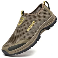 mesh men casual shoes 2021 summer outdoor water sneaker men trainers non slip climbing hiking shoe breathable mens treking shoe