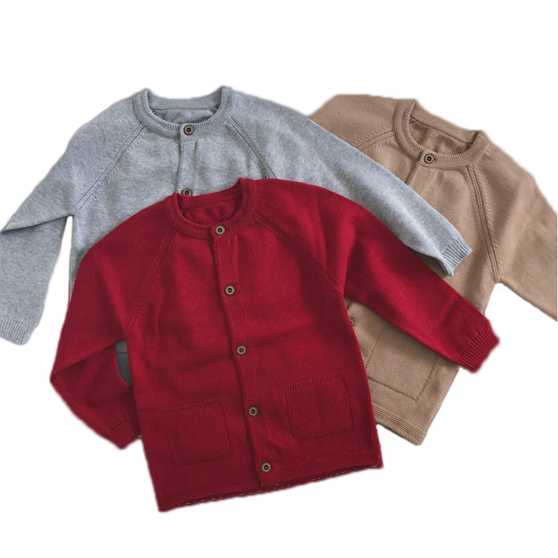 Новинка 2018 осенний свитер для маленьких девочек Повседневный хлопковый Кардиган