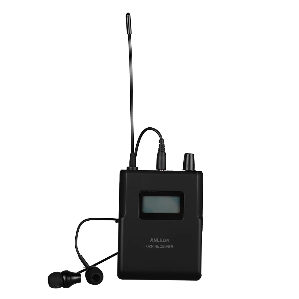 ANLEON S2 Stereo Wireless Monitor System Wireless Earphone Microphone Transmitter System 526-535Mhz 100-240V NTC Antenna Kit