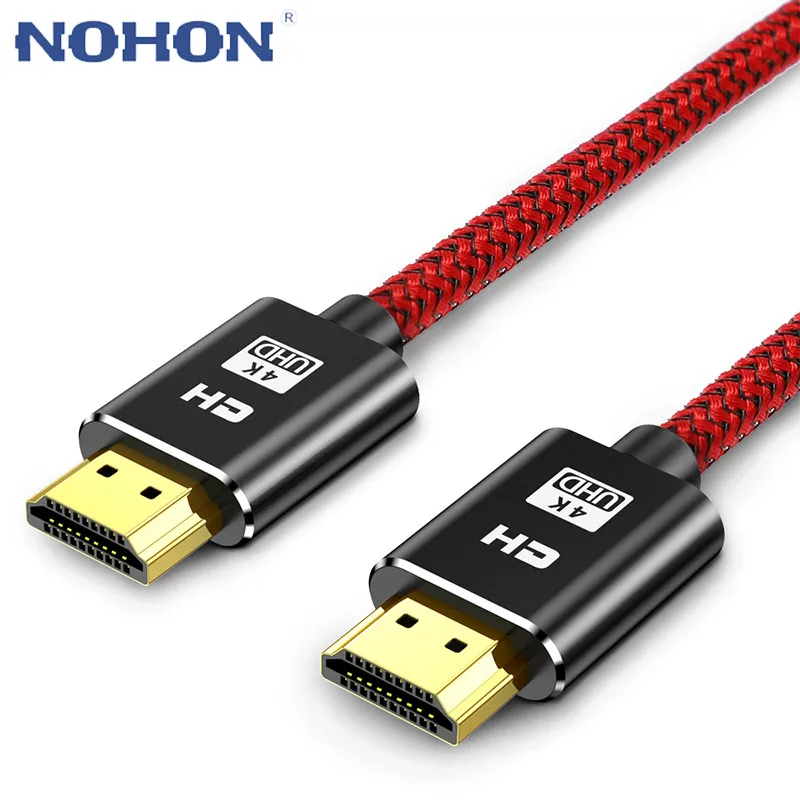 4K 60Hz HDMI к кабель высокоскоростной 2 0 позолоченный 3D Кабель для подключения Xiaomi UHD