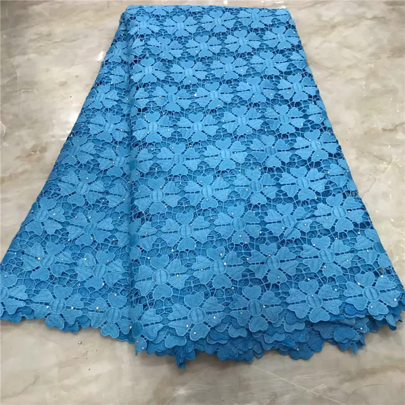 

2019 Latest African Lace Fabric High Quality Peach Lace Nigerian Lace Fabric With Stones Embroidery Tulle French Lace 5 Yards