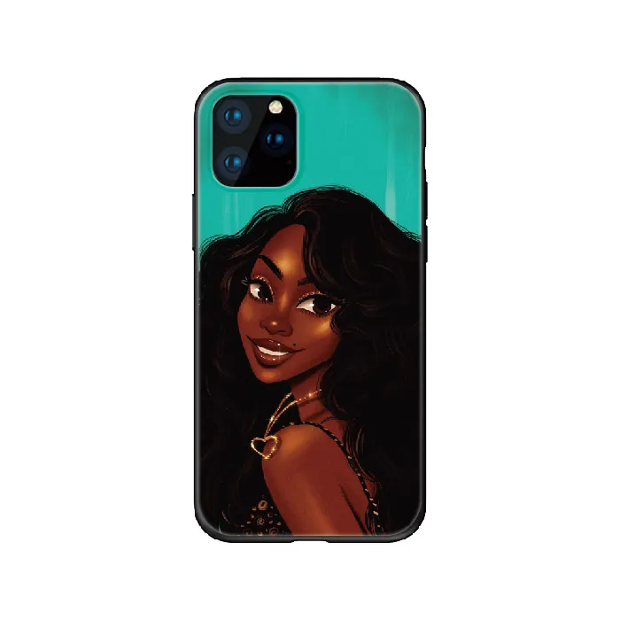 

Poppin Melanin Black Girls Make Money Phone Cover For iPhone 12 11 Pro Max X XS XR Max 7 8 7Plus 8Plus SE Soft Silicone Case