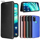 Магнитный флип-чехол из углеродного волокна для Umidigi A7S A9 A7 S5 Pro A3X F2 A11 Pro MAX