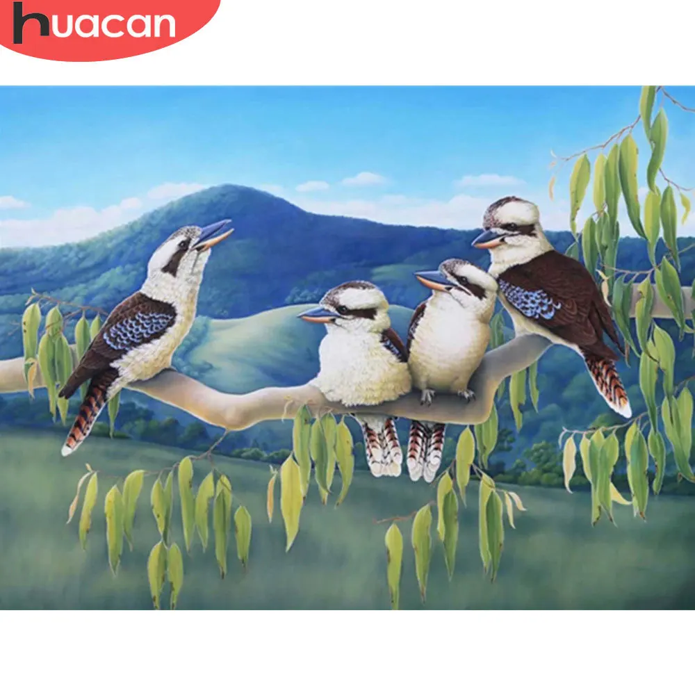 

Картина для алмазной вышивки с изображением птиц, горных Стразы