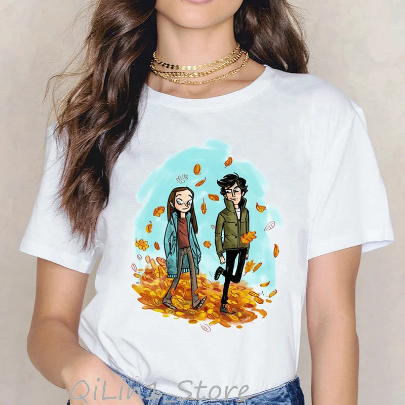 92023 Gilmore футболка для девочек Женская футболка с надписью Luke's Diner Drink coffee Женская белая футболка с круглым вырезом футболки с графическим принтом - Цвет: 92023
