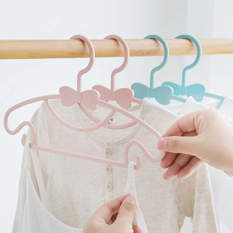 10 шт. пластиковые детские вешалки нескользящий шарф пальто сушильная вешалка для