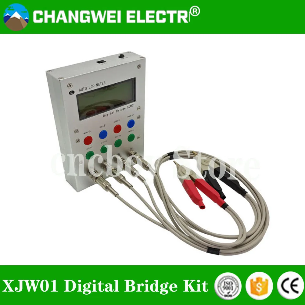 XJW01 0 3% LCR цифровой мостовой тестер сопротивления индуктивности емкости ESR готовый