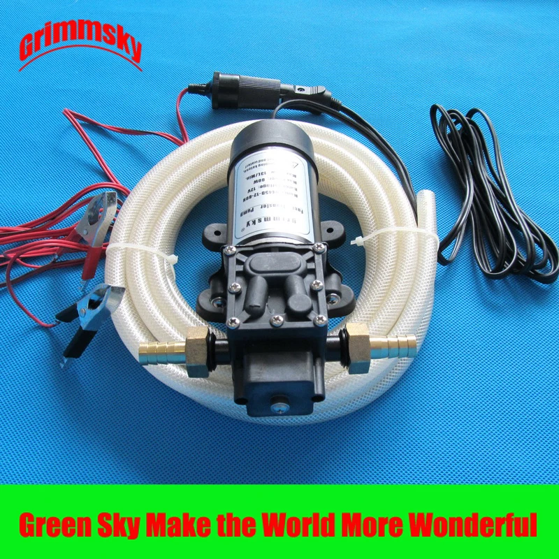 

max flow 13l/min 12v dc 80w vehicle mounted kits pump for gasoline