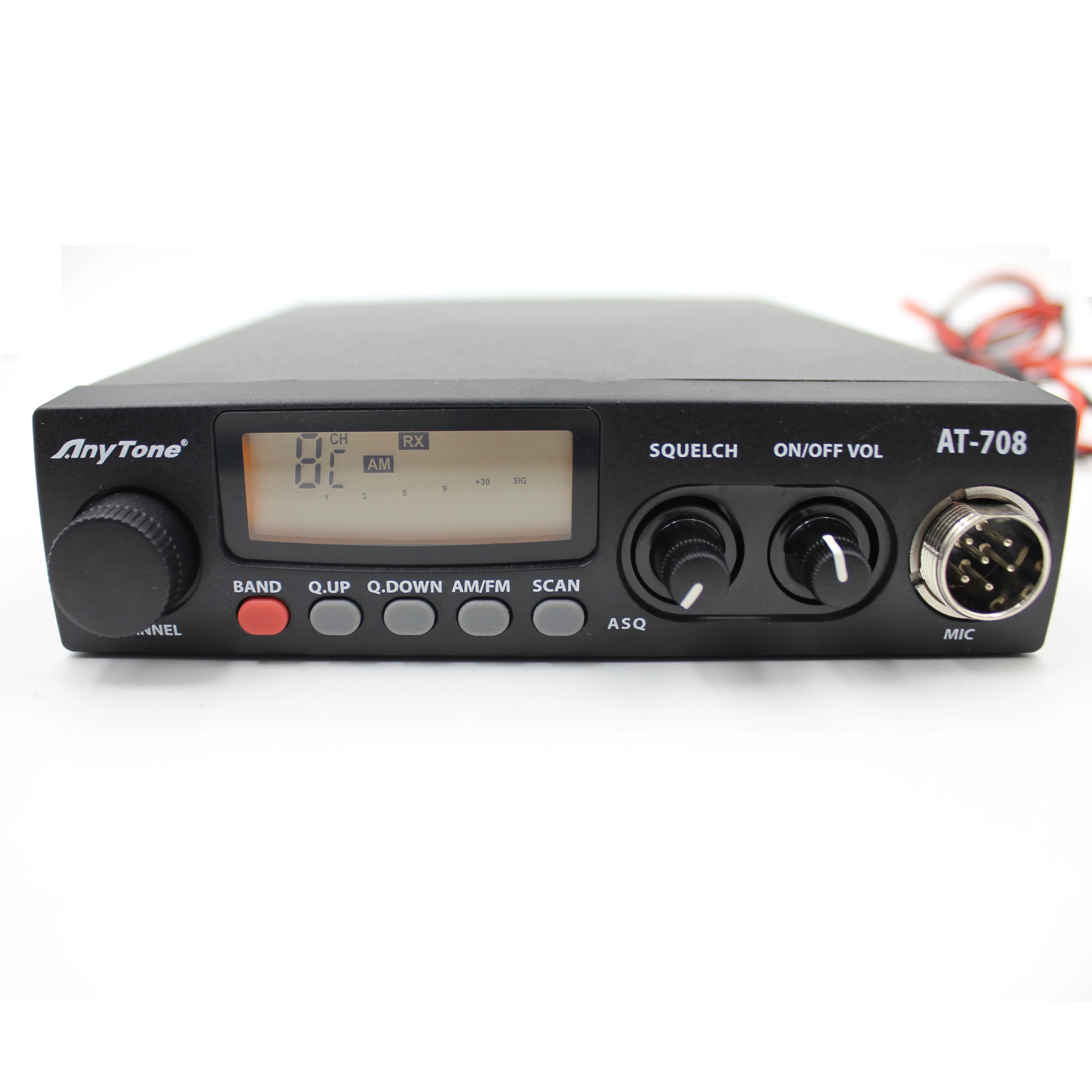 Автомобильная радиостанция Anytone AT-708 plus 27 МГц 8 Вт 480am-480fm 24 265-29 655 | Мобильные