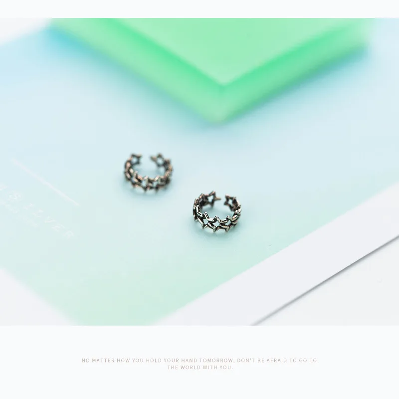 Серьги клипсы женские из серебра 100% пробы с полыми элементами|Серьги-клипсы| |