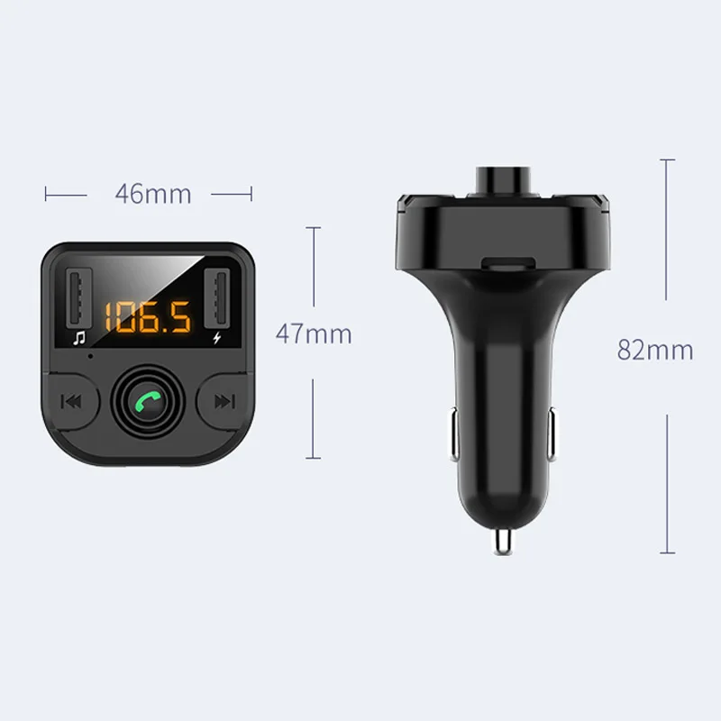 Jajabor Bluetooth 5 0 автомобильный комплект беспроводной fm-передатчик громкой связи