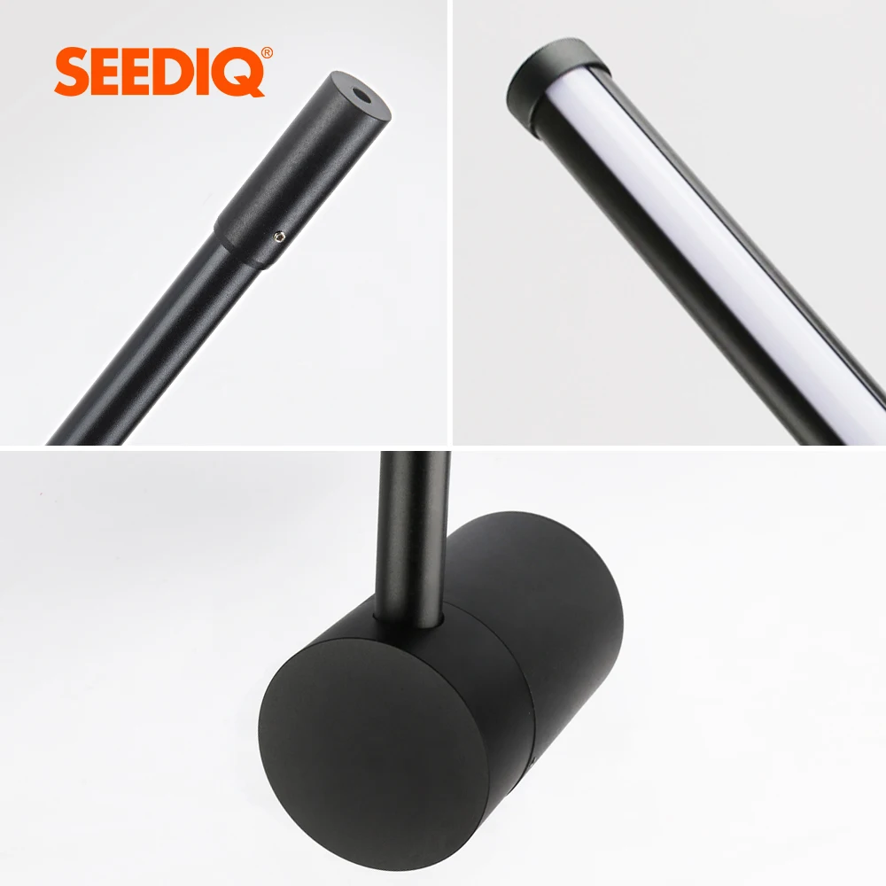 Led Indoor Wall Lamp Touch Switch Wall Sconce Lighting Fixture Bedroom Living Room Sofa Background Decor Wall Light For Home