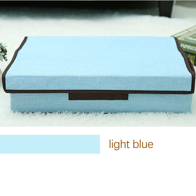 4 цвета складная коробка для хранения нижнего белья хлопковые и Льняные носки