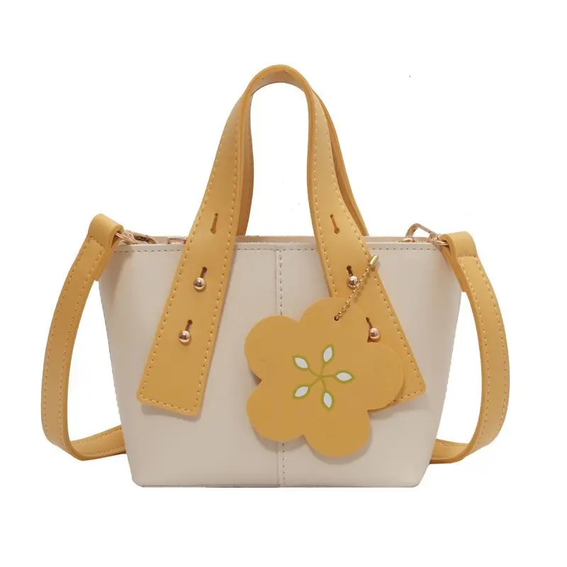 

Cute Flower Design Small PU Leather Crossbody Shoulder Bags For Women 2021 Summer Sweet Handbags Female Travel Totes Women's Bag