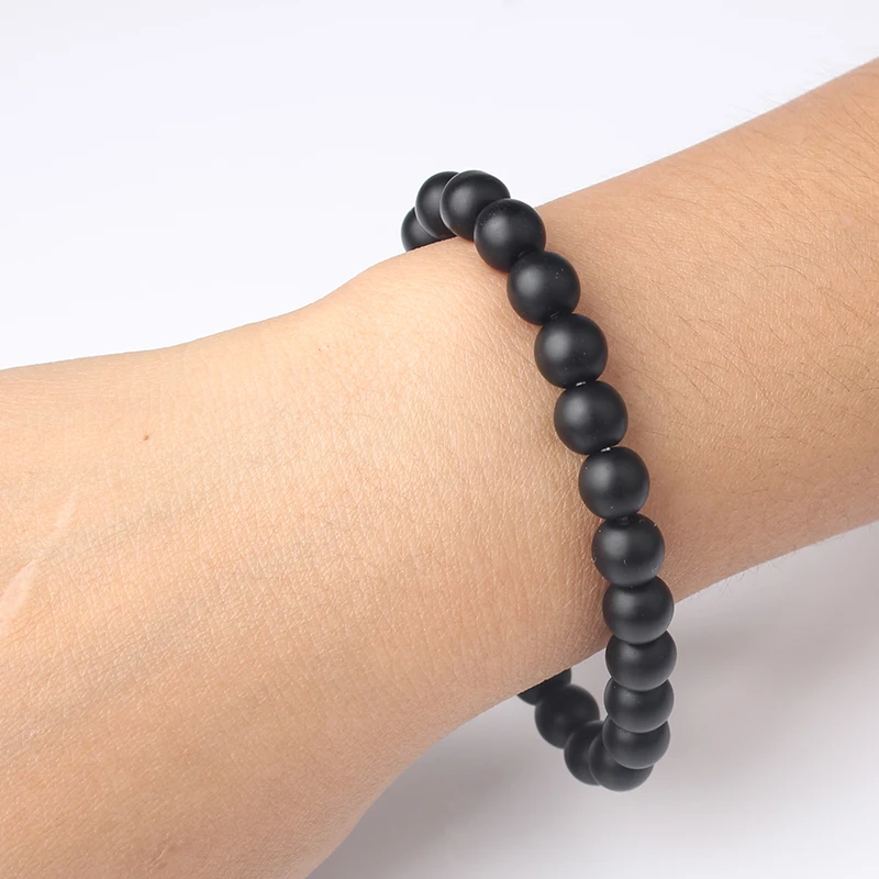 LIngXiang 8 мм глянцевый блеск и тусклый Полировочный черный оникс брикет подходит