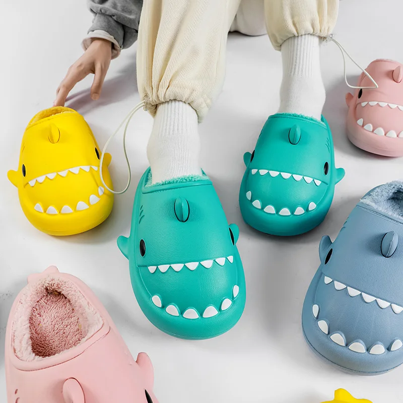 

Тапочки домашние унисекс, из ЭВА, зимние, водонепроницаемые, с плюшевой подкладкой