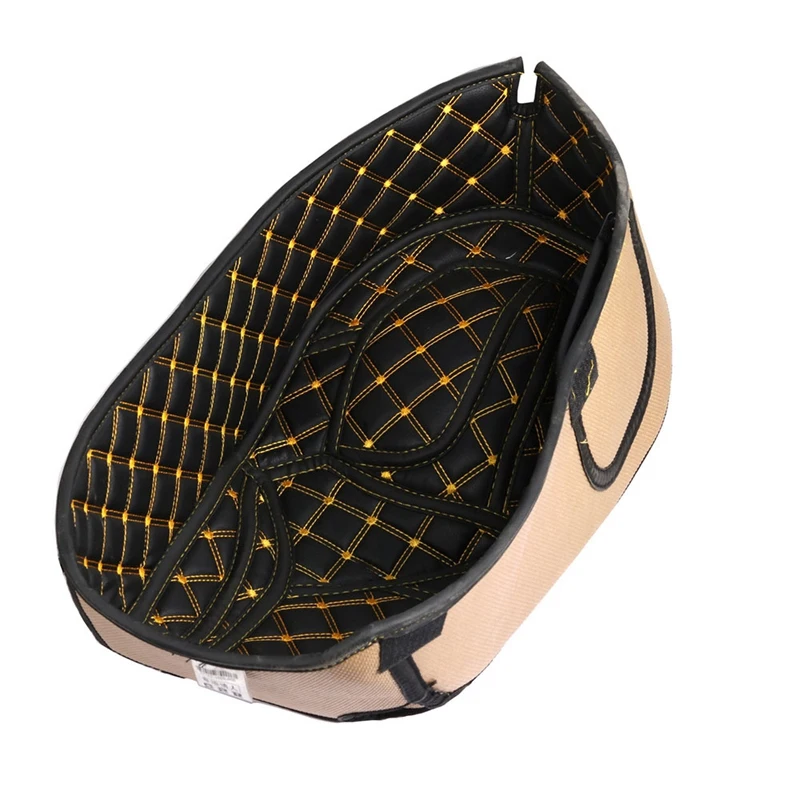 

DHBH-Motorcycle Seat Storage Box Leather Rear Trunk Cargo Luggage Pad Lining Protector for KYMCO CK150T-3 ACC150 ACC 150