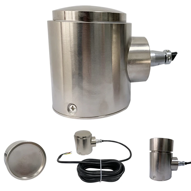 

1000T Column Load Cell Force Sensor Mini Transducer Stress Tension Measuring 300T 100 Tons Pressure Pull Cylindrical Style