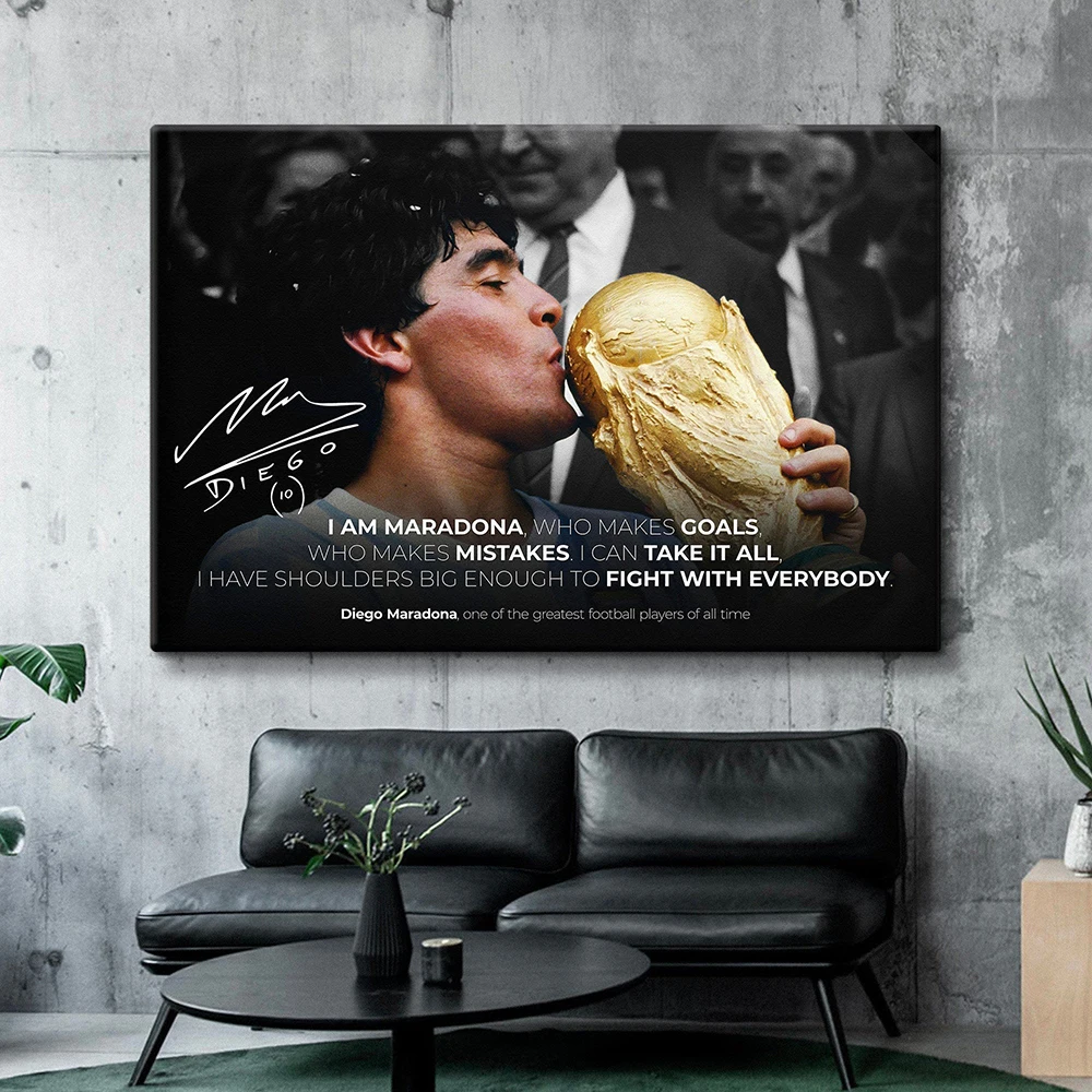 Знаменитый аргентинский профессиональный футбольный плеер Диего Марадона