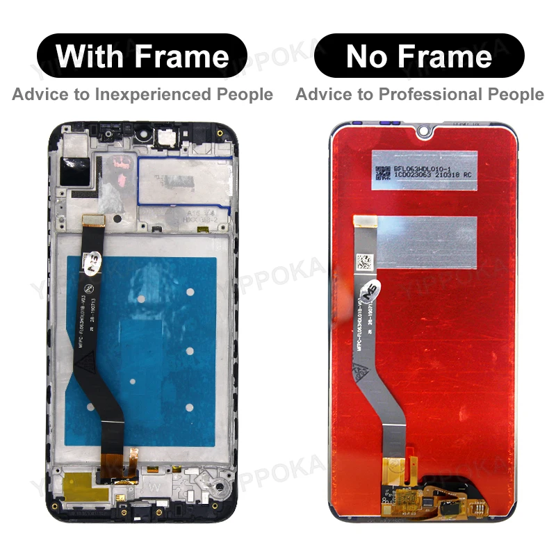 6 26for huawei y7 2019 lcd y7 pro 2019 display touch screen replacement parts for huawei y7 prime 2019 display enjoy 9 lcd free global shipping