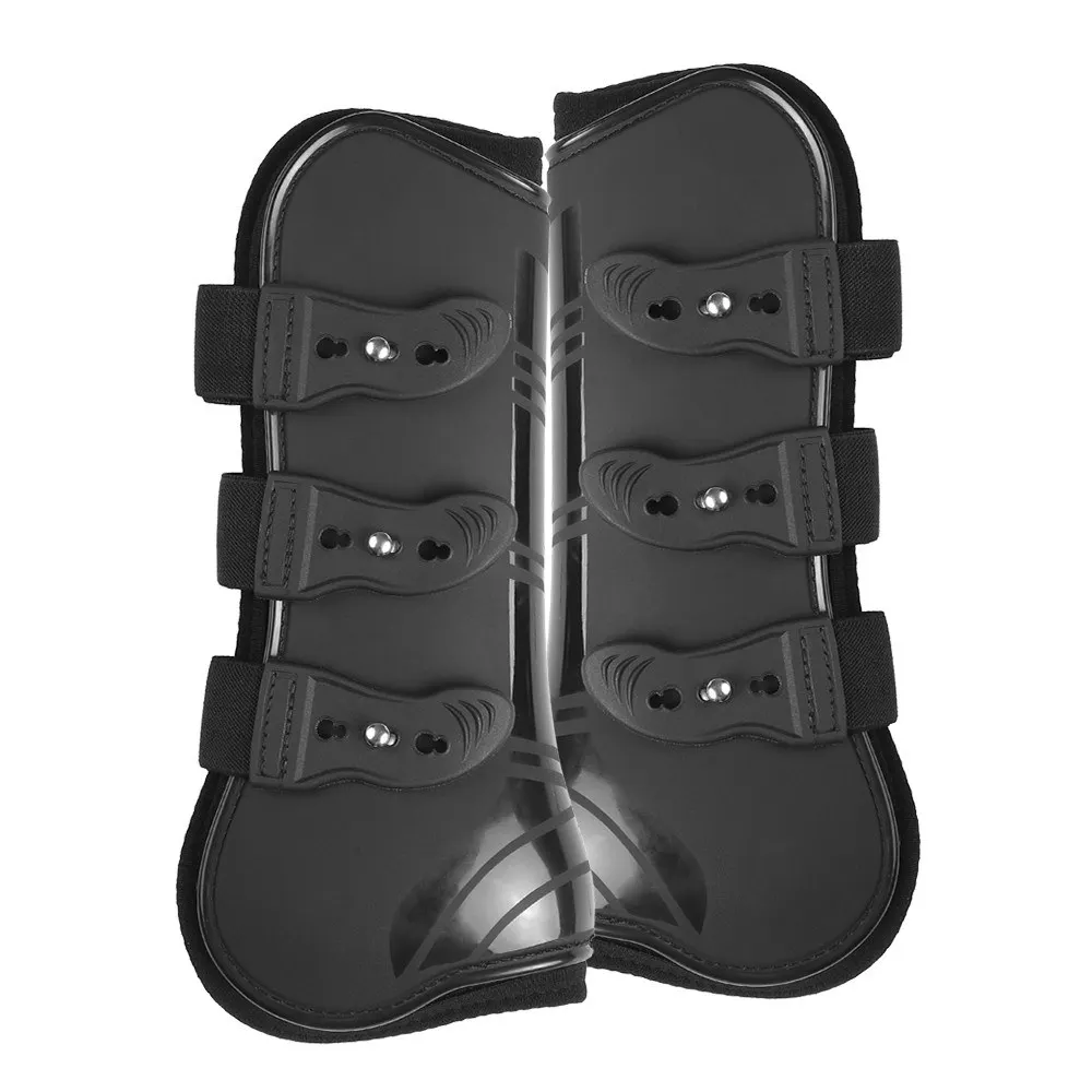 

2 PCS Adjustable Horse Leg Boots Equine Front Leg Guard Equestrian Tendon Protection Neoprene Horse Hock Brace