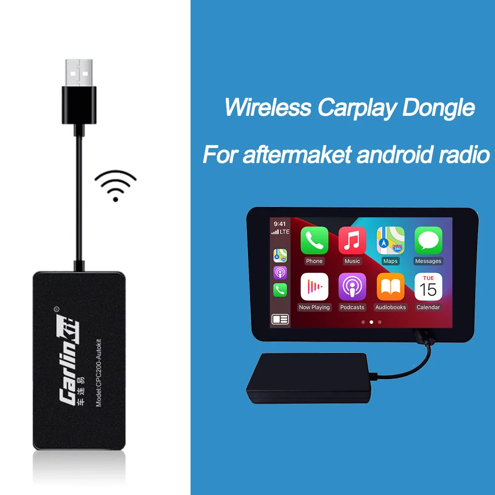 Carlinkit беспроводной Carplay Android авто Apple USB донгл для автомобиля ТВ навигатор плеер