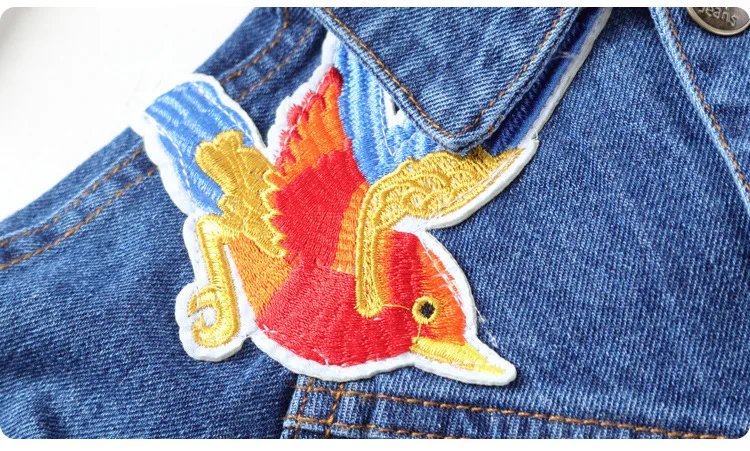 2020 джинсовые куртки с вышивкой для мальчиков детское синее пальто школьная От 1