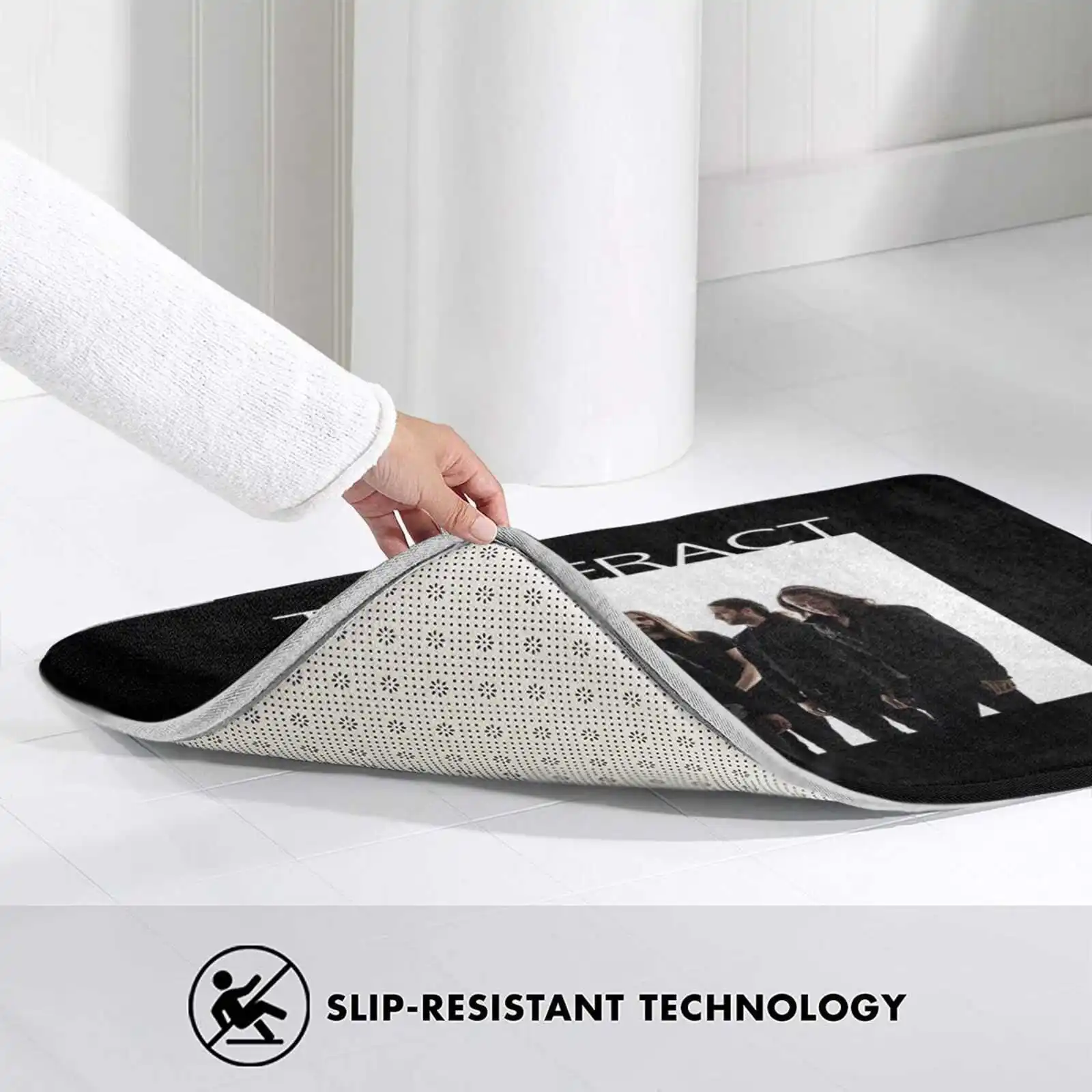 Английский прог 3D Мягкий Нескользящий Коврик для ванной комнаты ковер подушки