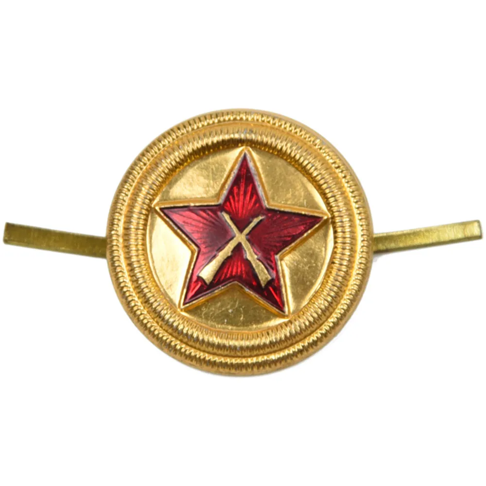 Значок для таракана Советского Союза металлическая звезда с двойным пистолетом