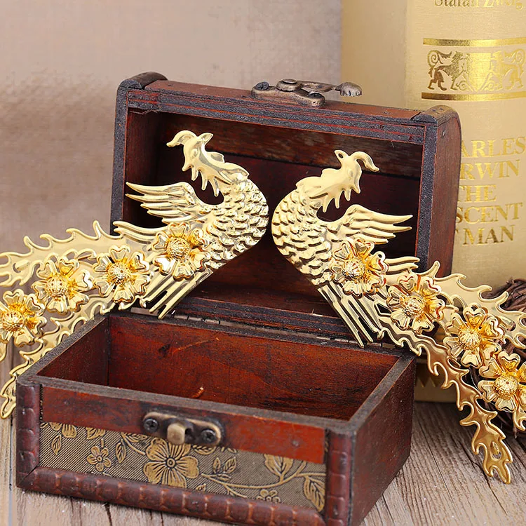 Феникс невесты костюм ювелирные изделия шпильки для головной убор волосы