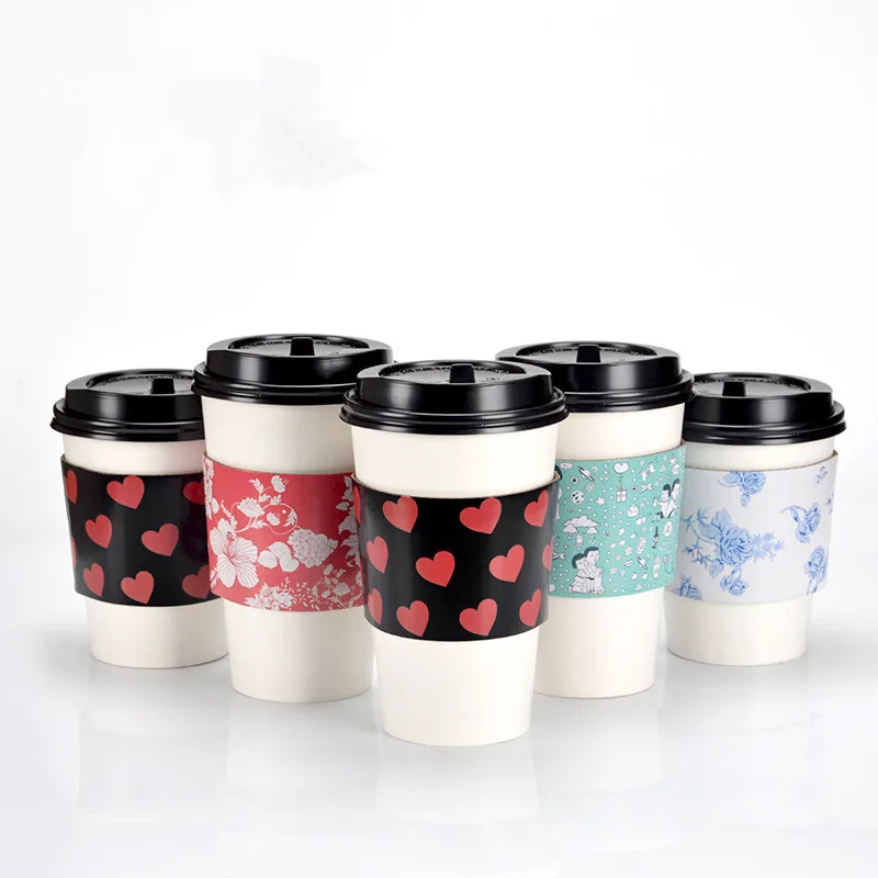 Набор оригинальных изолированных стаканчиков высокого качества 50 шт. белая