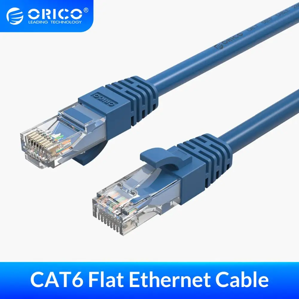 Кабель Ethernet ORICO Cat6 позолоченный сетевой кабель Lan RJ45 соединительный для