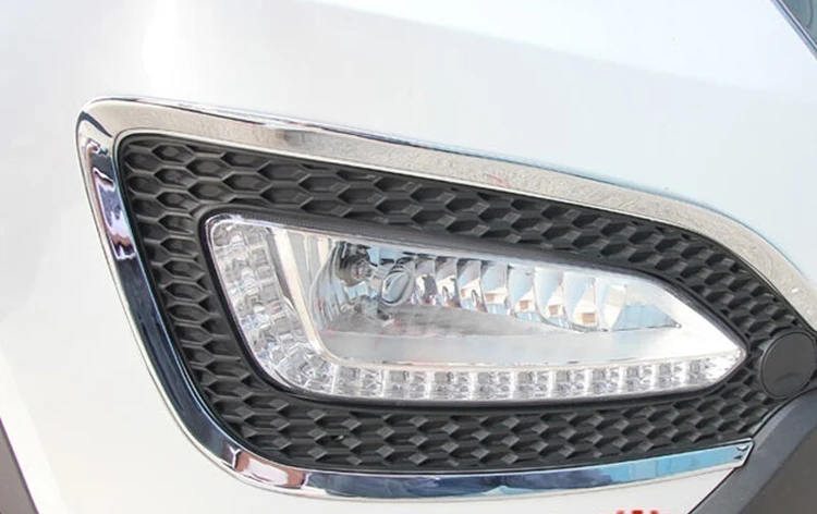 ABS хромированный передний противотуманный светильник крышка лампы планки