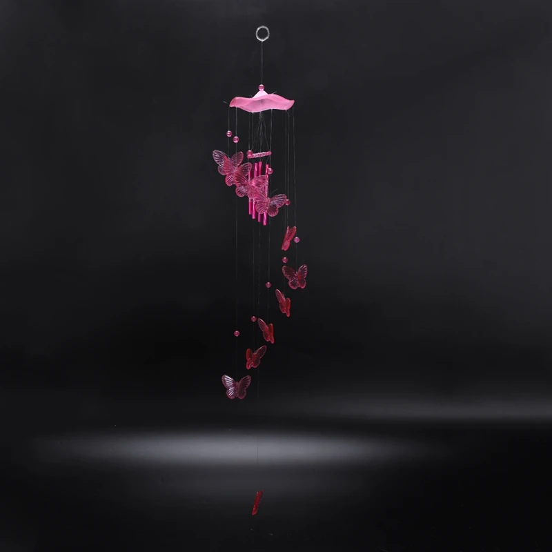 Розничная продажа ветряных колокольчиков звуковые трубы бабочка фэн шуй windchimes