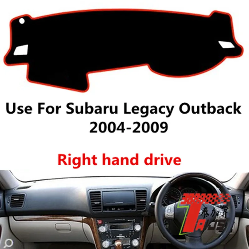 

Чехол для приборной панели автомобиля Taijs, для Subaru Legacy Outback 2004, 2005, 2006, 2007, 2008, 2009, правый руль, высококачественный полиэстеровый коврик, старая ...